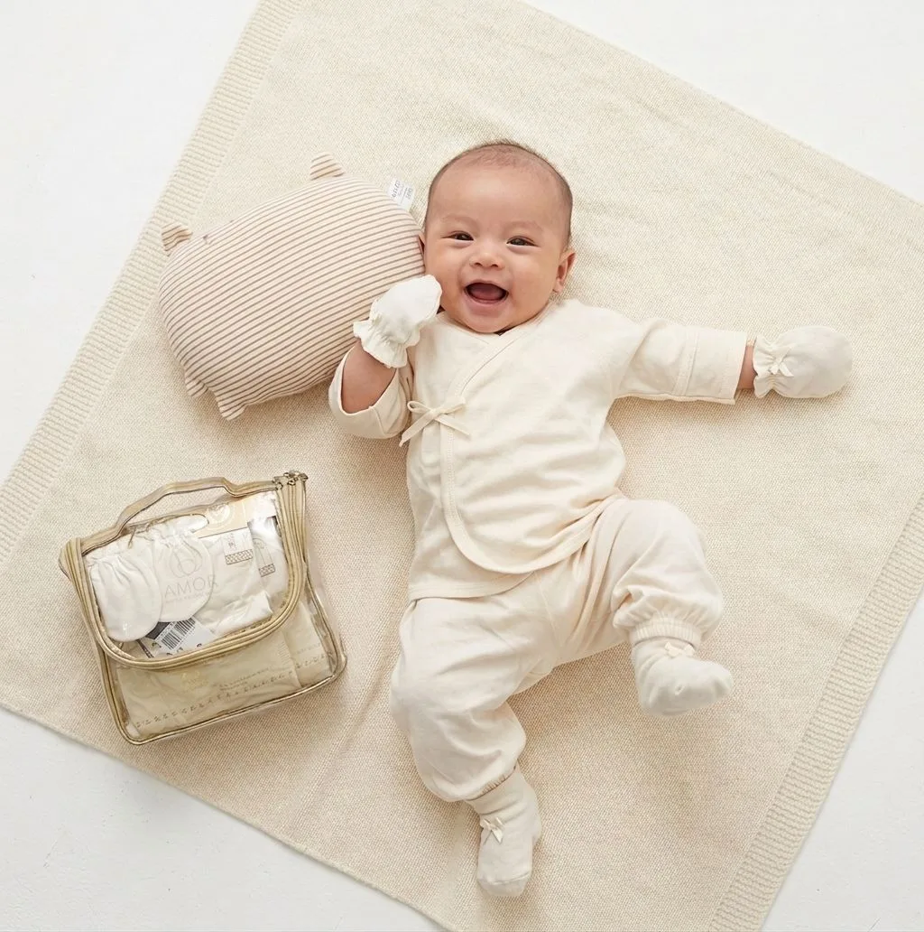 AmorBaby · Organic cotton set (lifestyle)