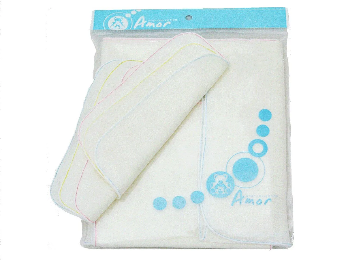 AmorBaby · Pure cotton gauze handkerchiefs (6-pack)