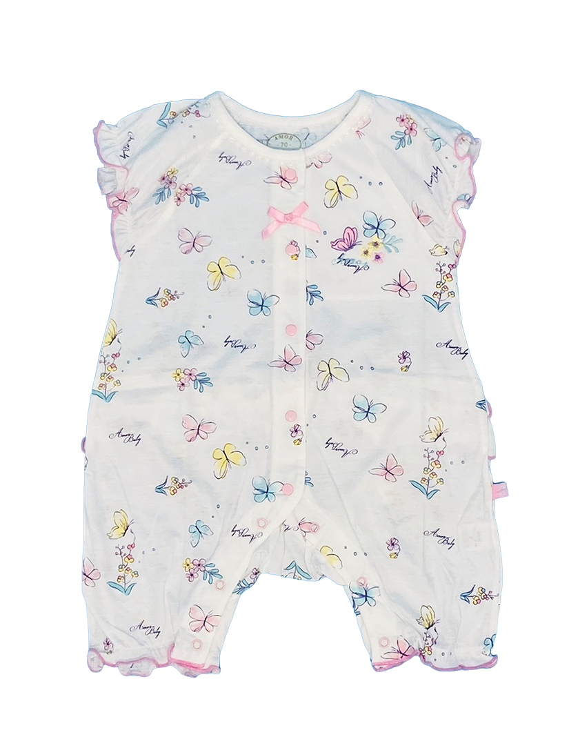 Romper-Butterfly Print